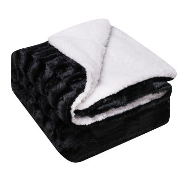Cozy Fleece Throw Blanket for Couch & Bed